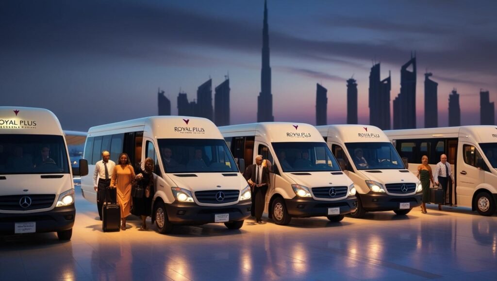 Bus rental in Dubai bus rental companies in Dubai / Royal Plus transport / Hire Bus Dubai / Rent A Car Dubai /